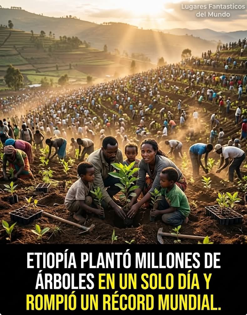 ETIOPÍA Y EL MILAGRO VERDE QUE DETUVO AL MUNDO 🌳✨